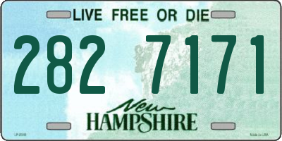 NH license plate 2827171