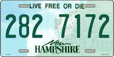 NH license plate 2827172