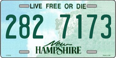 NH license plate 2827173