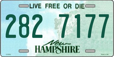 NH license plate 2827177