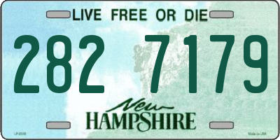 NH license plate 2827179