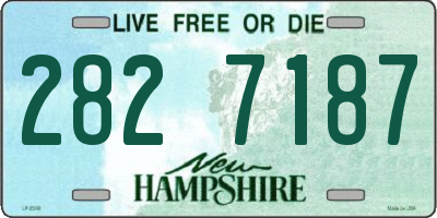 NH license plate 2827187