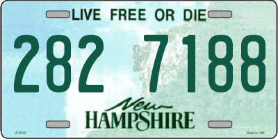 NH license plate 2827188