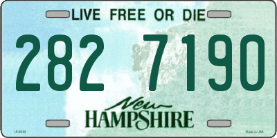 NH license plate 2827190