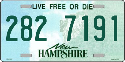 NH license plate 2827191