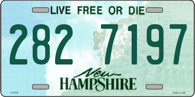 NH license plate 2827197