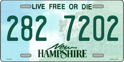 NH license plate 2827202