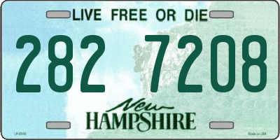 NH license plate 2827208