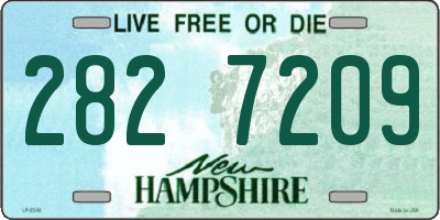 NH license plate 2827209