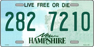 NH license plate 2827210