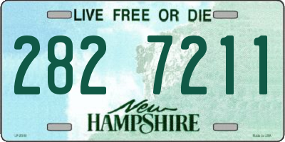 NH license plate 2827211