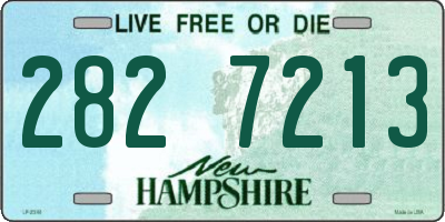 NH license plate 2827213