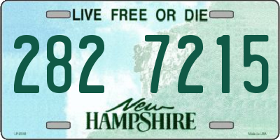 NH license plate 2827215