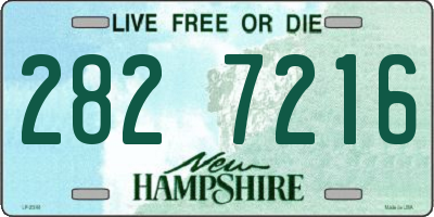NH license plate 2827216