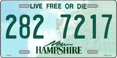 NH license plate 2827217