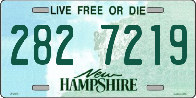 NH license plate 2827219