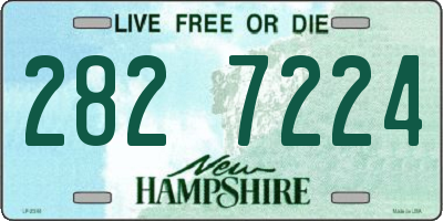 NH license plate 2827224