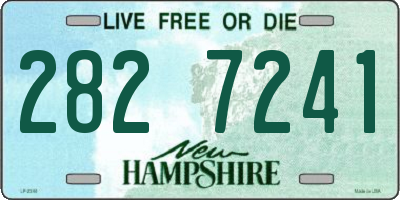 NH license plate 2827241