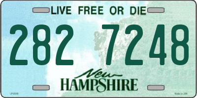 NH license plate 2827248