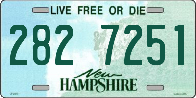 NH license plate 2827251