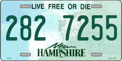 NH license plate 2827255