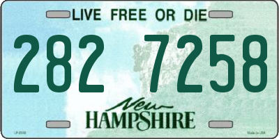 NH license plate 2827258
