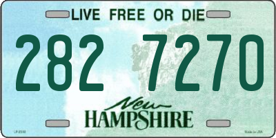 NH license plate 2827270