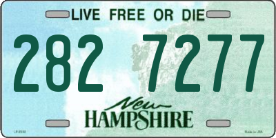 NH license plate 2827277