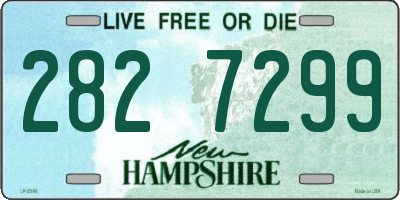 NH license plate 2827299