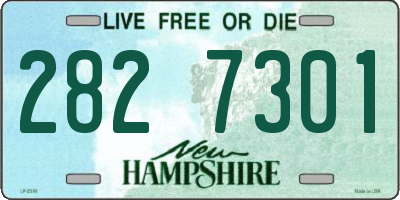 NH license plate 2827301