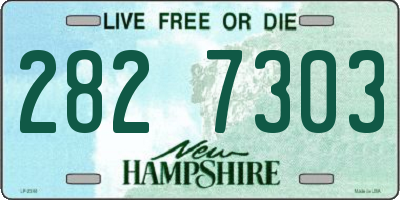 NH license plate 2827303