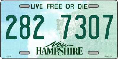 NH license plate 2827307