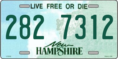 NH license plate 2827312