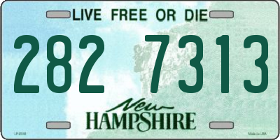 NH license plate 2827313