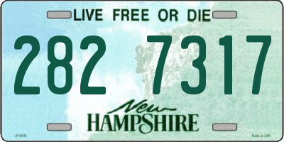 NH license plate 2827317
