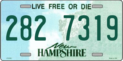 NH license plate 2827319