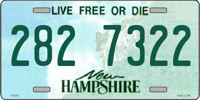 NH license plate 2827322