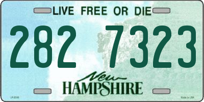 NH license plate 2827323