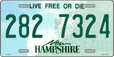 NH license plate 2827324