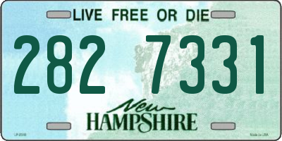 NH license plate 2827331