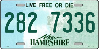 NH license plate 2827336
