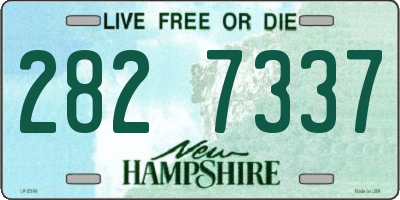 NH license plate 2827337