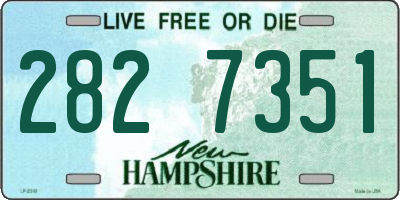 NH license plate 2827351