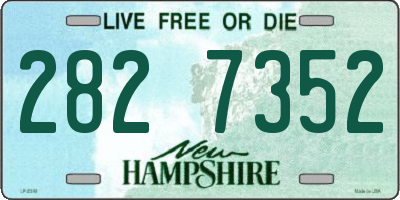 NH license plate 2827352
