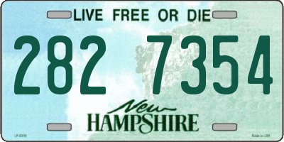 NH license plate 2827354