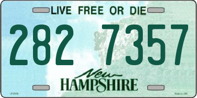 NH license plate 2827357