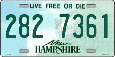 NH license plate 2827361