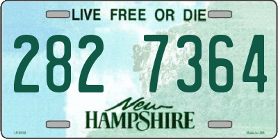 NH license plate 2827364