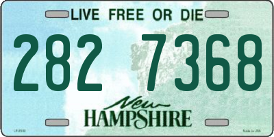 NH license plate 2827368