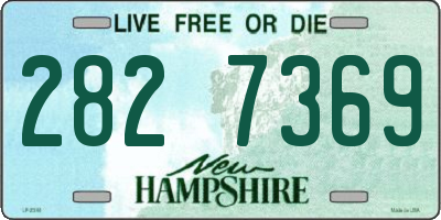 NH license plate 2827369